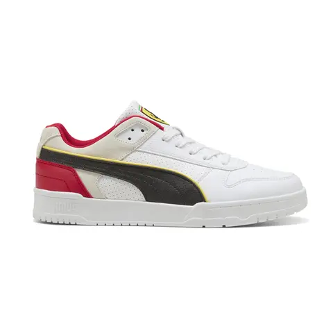 PUMA Mens Scuderia Ferrari Rbd Game Low Lace Up Sneakers Shoes Casual - White