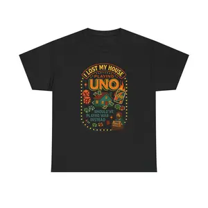 Funny UNO – Casino Neon Parody Tee