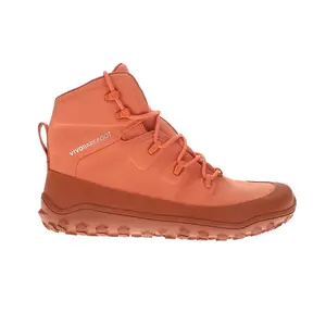 Vivobarefoot Mens Tracker Textile All Terrain Round Toe Hiking Hiking Casual Boots Ankle - Orange