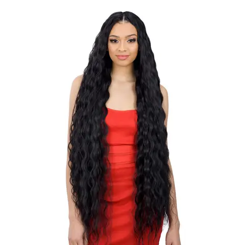 Milky Way Organique Breezy Wave Weave, Wavy Synthetic Hair Extensions for Voluminous Styles, Soft Human-Like Texture (18-36"), Synthetic Extensions & Pieces, Bouncy Synthetic Extensions & Pieces