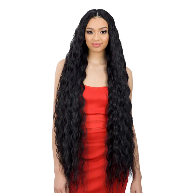 Milky Way Organique Breezy Wave Weave, Wavy Synthetic Hair Extensions for Voluminous Styles, Soft Human-Like Texture (18-36"), Synthetic Extensions & Pieces, Bouncy Synthetic Extensions & Pieces