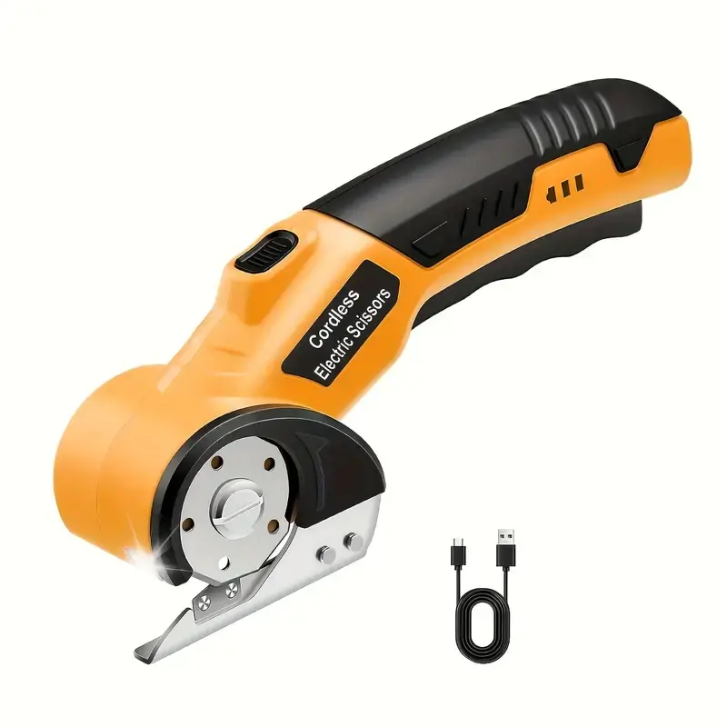 Handheld Electric Carpet Cutter, Small Lithium Battery Rug Trimmer, Precision Cutting for Thick & Thin Carpets, Lightweight Portable Design