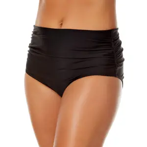 Anne Cole - Women's Side Shirred High Waist Bikini Bottom