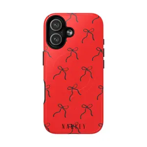 Limited Edition Red Bow Case - (ONCE OUT OF STOCK ITEMS ARE SOLD OUT FOREVER) - Cute & Trendy MagSafe Compatible Protective Phone Case, Shockproof & Stylish Design Smartphone Protection
