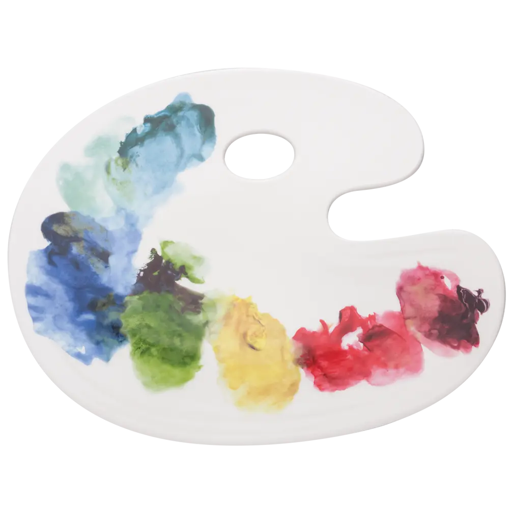 Artist Pallet Cheese Tray by Fishs Eddy