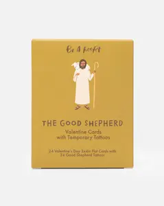 Jesus Is the Good Shepherd Valentine Cards with Temporary Tattoos