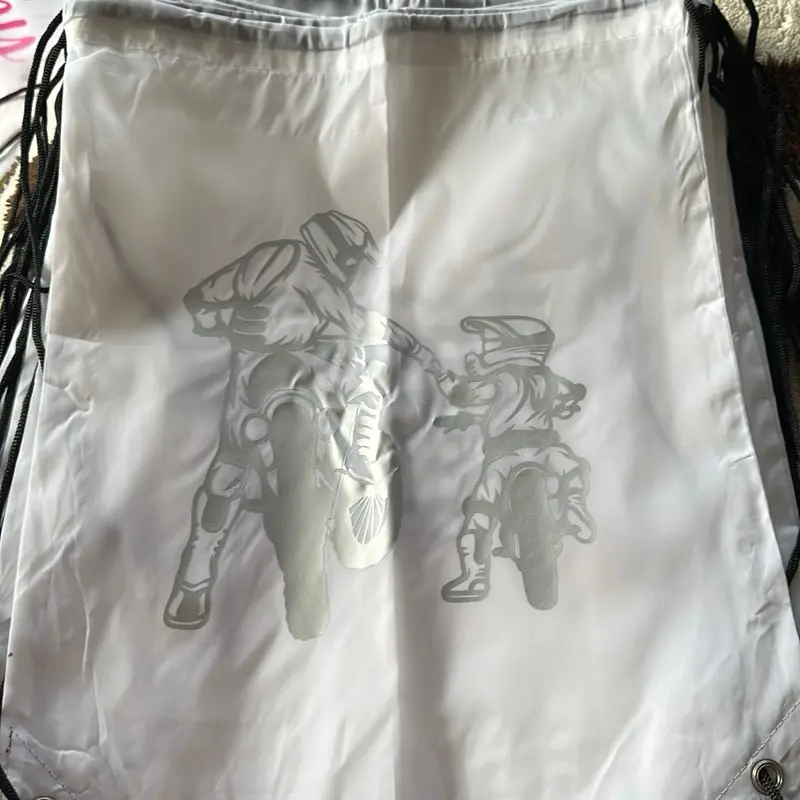 Draw string bags custom details