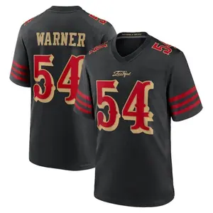 Warner #54 Black New Football Jersey Shirt, America Football Jersey, Sport Clothing, Football Uniform, Jersey For Football
