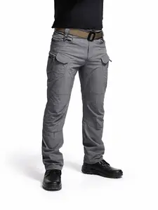 HOMUG Men's Lightweight Cargo Pants – Sturdy and durable, featuring large-capacity zippered pockets and straight-cut hems. Available in multiple colors, they are ideal for spring and autumn wear.