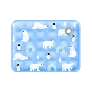 Pet Summer Cooling Pad, Ice Bear Shape, Suitable For Cats And Dogs, Washable And Portable Cooling Pad orthopedic  mattress