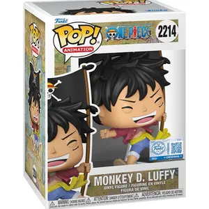 Funko Pop! Luffy #2214 (One Piece) Vinyl Figure - Anime Fan - Collectible Figurine pop animation