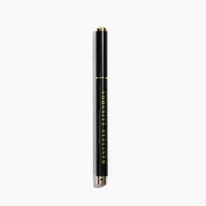 Black Eyeliner Adhesive - 2-in-1 Black Eyeliner & Lash Glue, Waterproof, 24hr Hold, Easy Application