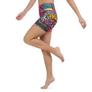 Authentic PHIM™ Women’s “Dang I Love Music” Biker Yoga Shorts – High-Waisted Vibe Activewear