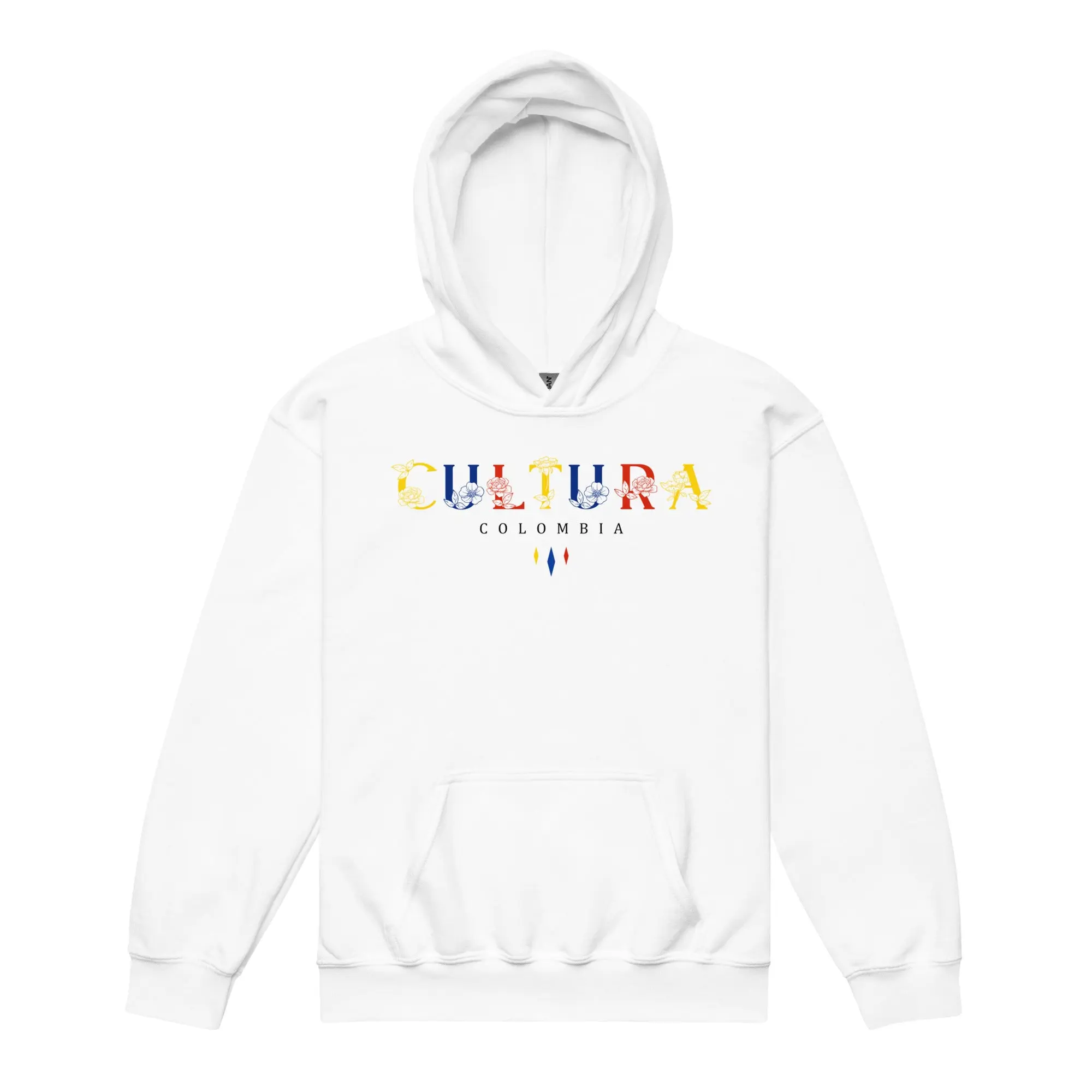 Colombia Youth Hoodie – White