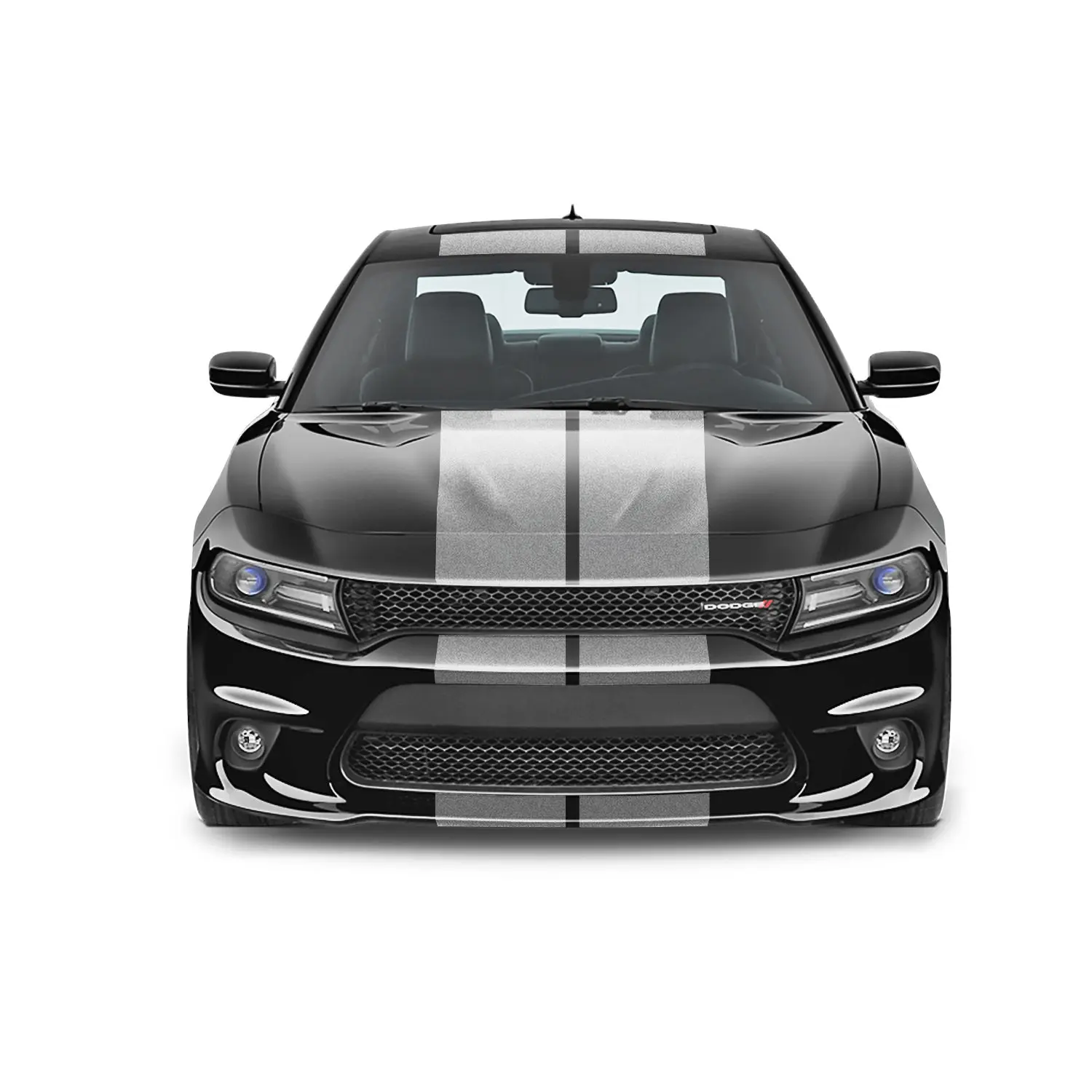Dual 12" Racing Stripe Self Healing Vinyl fits Dodge Charger 2011 to 2022