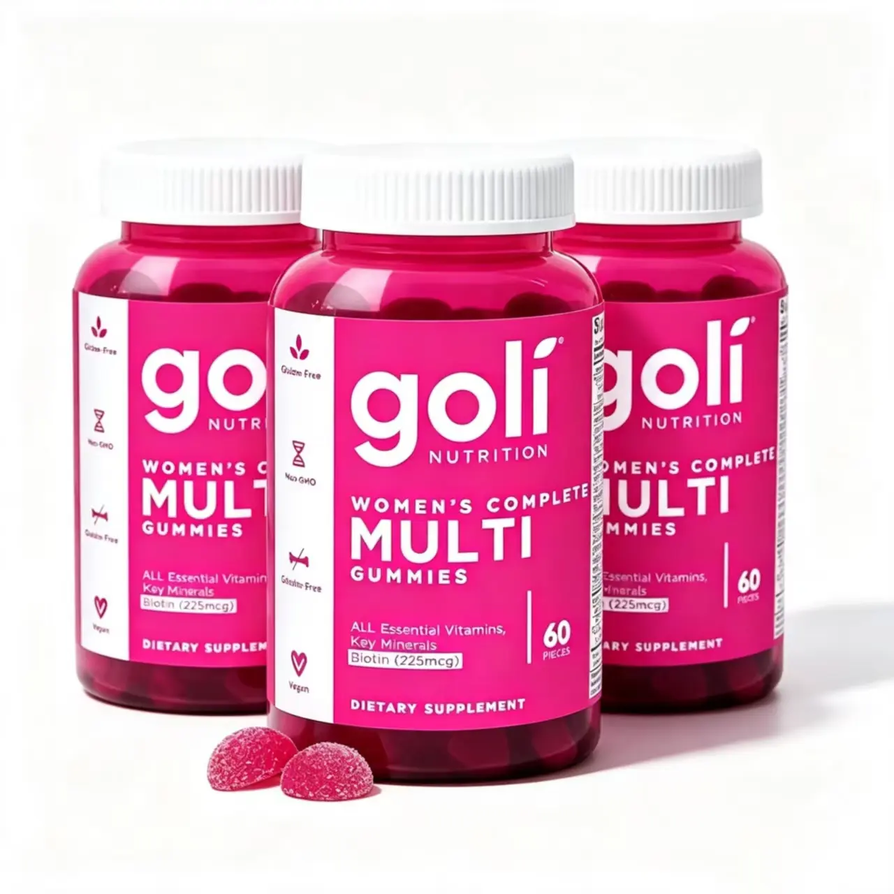 Maglin’s Beauty Balance Duo – Women’s Complete Multi All 13 Essential Vitamins, All B Vitamins, Vitamin C, A, D, E, K, Zinc, Biotin. & Goli SuperFruits Beauty Gummy – Plant-Based, Collagen, Antioxidants, Vegan, Non-GMO, Gluten & Gelatin-Free