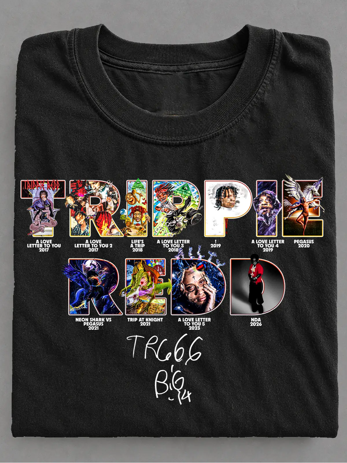 Rap Music Album Style T-shirt , Vintage  Music For Fans Tee