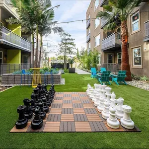 Giant Chess Set, 25-Inch Plastic Outdoor Game - MegaChess Best Seller