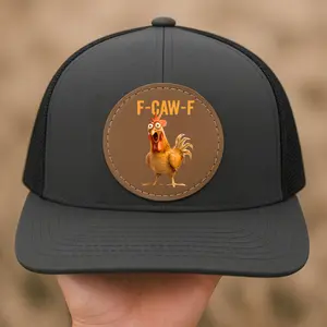 Funny Chicken Meme F-CAW-F Trucker Snap Back Hats, Laughing Out Loud, Gifts For Friend
