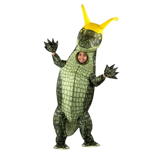 Kid's Inflatable Alligator Loki Costume