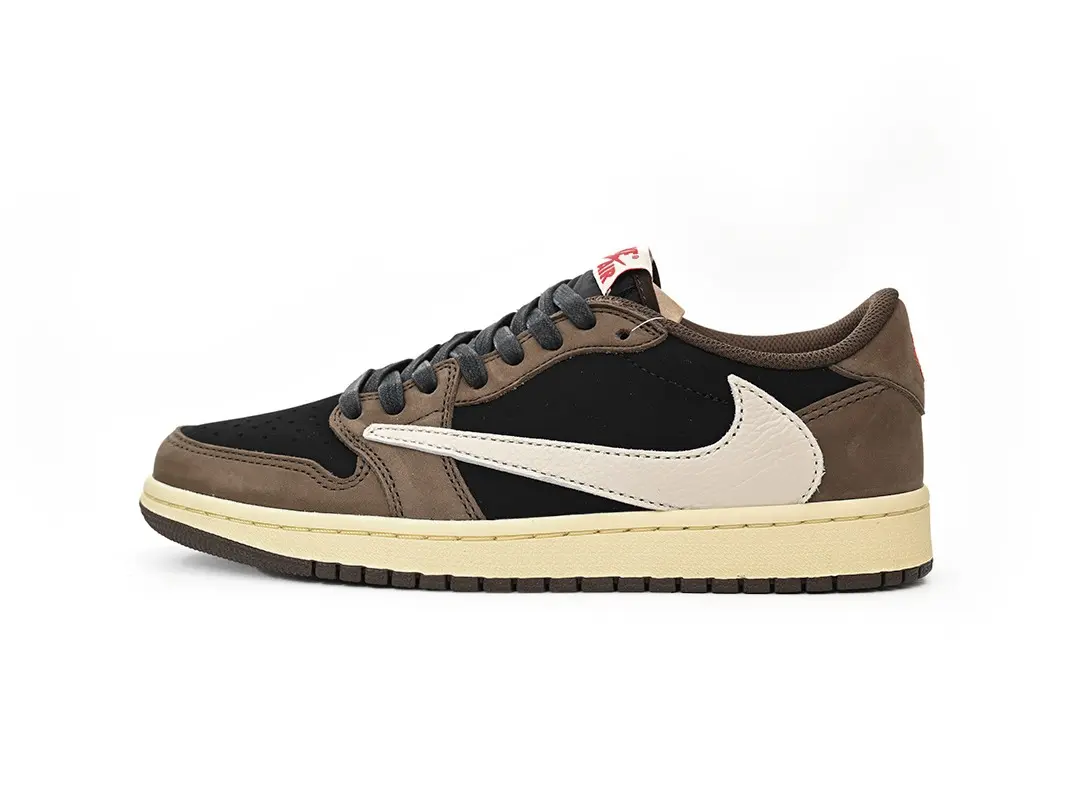 Street Style Low Top Retro Sneakers, Brown Black Color Block Skate Shoes, Durable Leather Casual Footwear for Men Women All Day Wear
