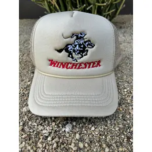 Winchester Tan embroidered trucker hat