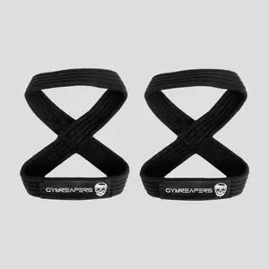 GYMREAPERS Figure 8 Lifting Straps for Strongman, Powerlifting, Bodybuilding & More GYMREAPERS Figure 8 Lifting Straps for Strongman, Powerlifting, Bodybuilding & More