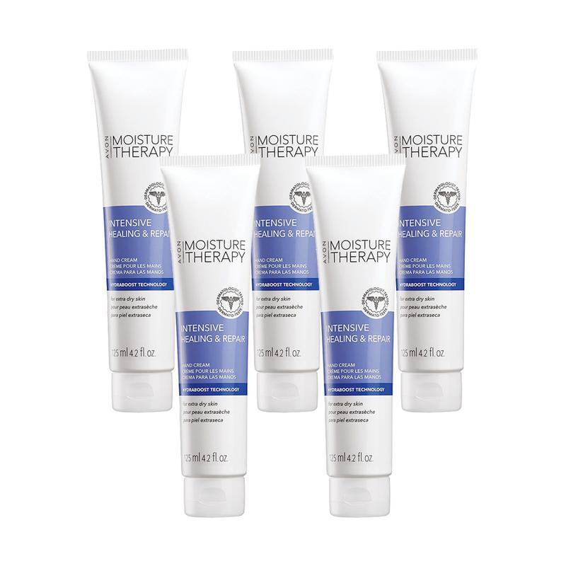 AVON Moisture Therapy Intensive Healing & Repair Hand Cream - 4.2 fl. oz. 5-pack