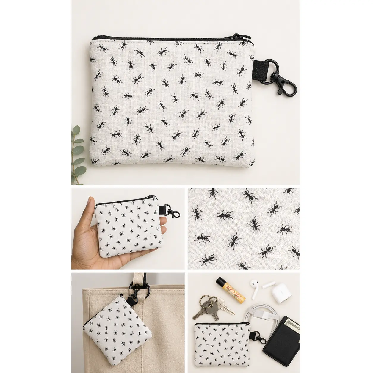 Antics Mini Zip Pouch