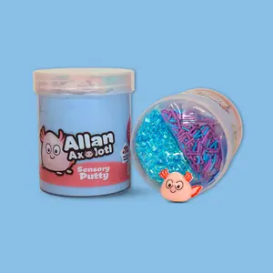 Allan Axolotl - Mint Scented - Sensory Putty - Scented Squishy Sensory Putty - Butterslime Texture for Anxiety, Focus, adhd, Stress Relief & Focus for All Ages - Ages 5+