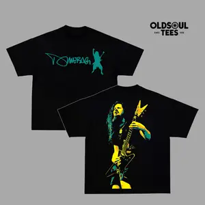 Old Soul Tees - Dimebag Darrell Pantera On Stage Collage Heavy Metal Shirt, Unisex Oversize Washed Heavyweight Cotton T-shirt, Gift For Fans, Gift For Rock Music Lovers