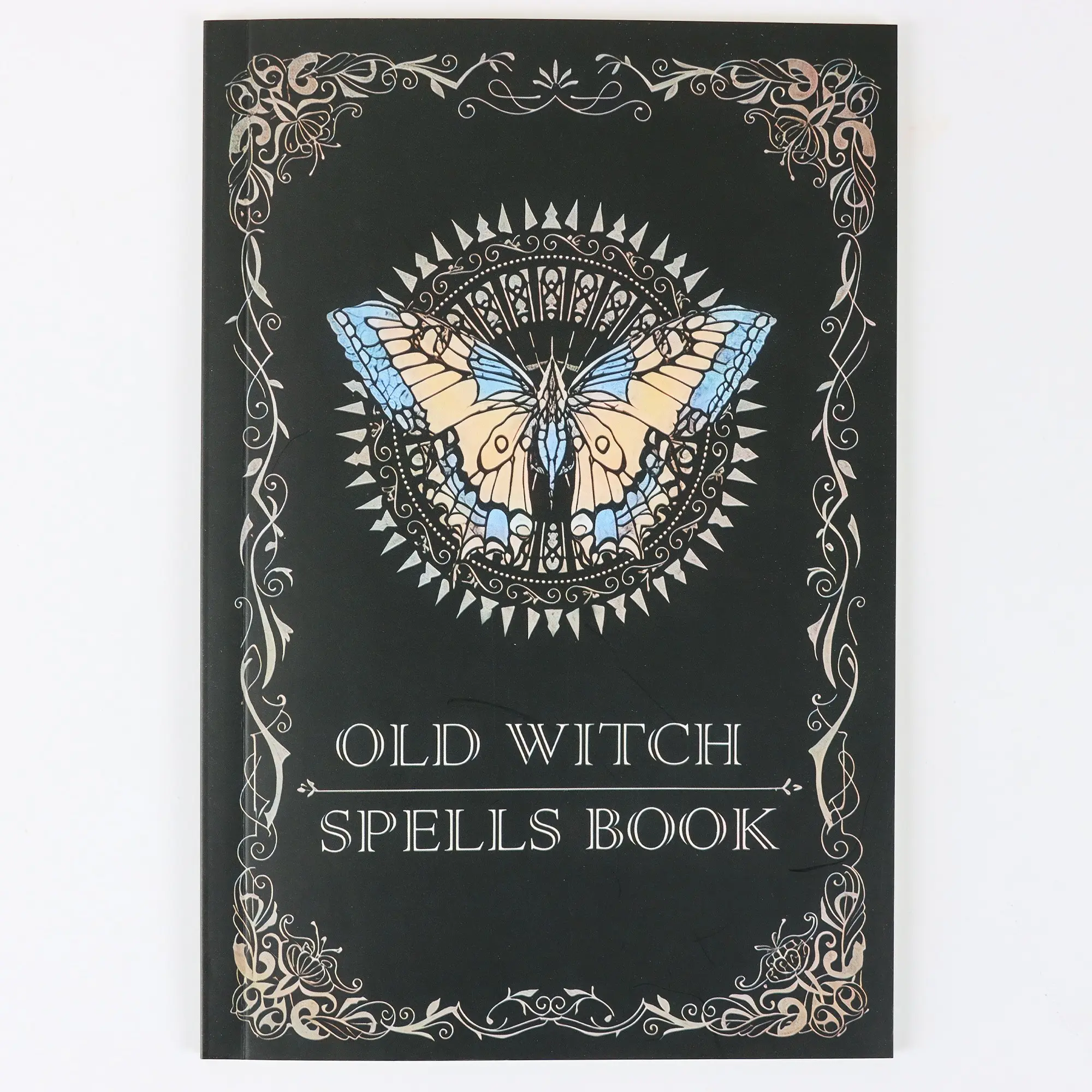 Gothic Butterfly Design Notebook for Wicca and Witchcraft Enthusiasts, Unique Spell Book for Occult Lovers, Stylish Journal for Magic Practitioners, Spellbook