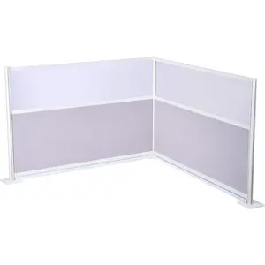 VEVOR Desk Divider Privacy Panel, 60x 24 Clamp-on Office Desk Partition, PET Cubicle Partition Panel, Workstation Privacy Divider with 2 C-Type Clamps for Office, Sturdy Room, LibraryVEVOR Super Brand Day