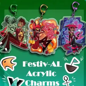 Hazbin Hotel  Alastor Acrylic Keychain