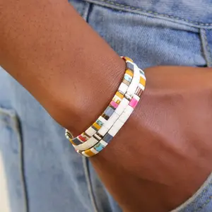 CAROLINA BEACHES - Tila Bead Bracelets Stack
