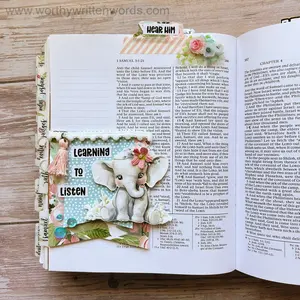 Learning to Listen Old Testament Bible Journaling Page Kit