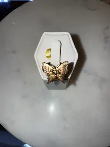 14K Gold Butterfly Ring
