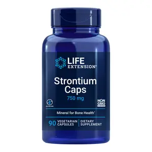 Life Extension Strontium Caps 750 MG, 90 Vegetarian Capsules