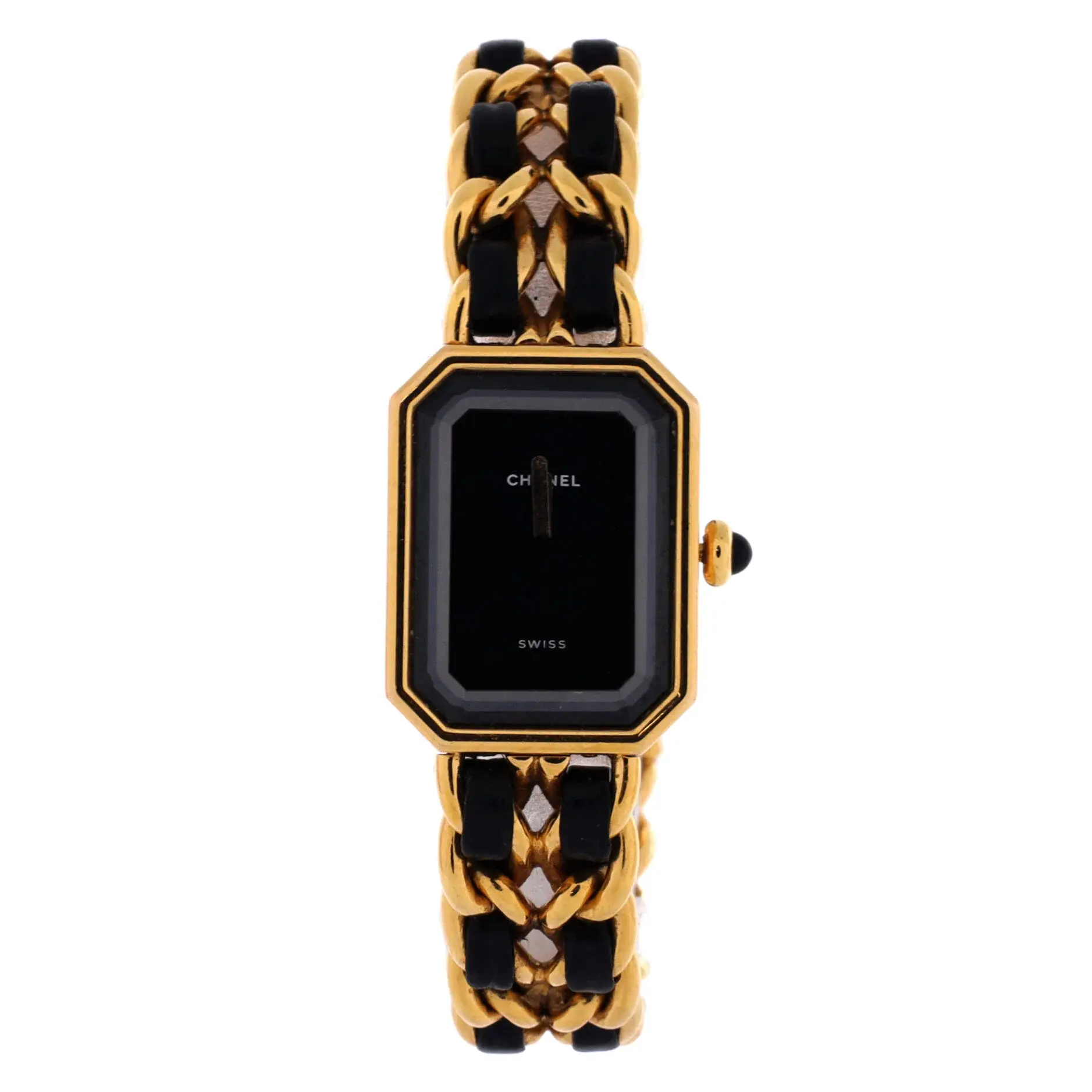 Pre-owned Chanel Premiere Rock Quartz Watch Plated Metal and Leather 20 by Rebag