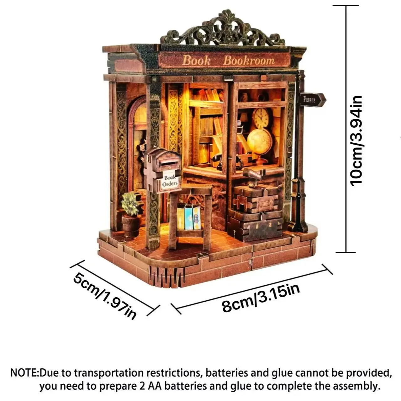 DIY Wooden Miniature Model Kits Mini Casa Japanese Restaurant 3D