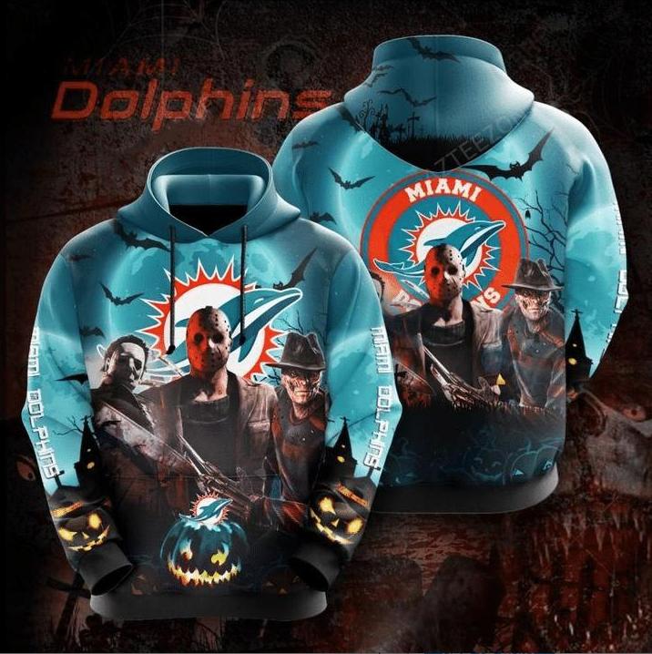 Halloween Miami Dolphins 3D Hoodie