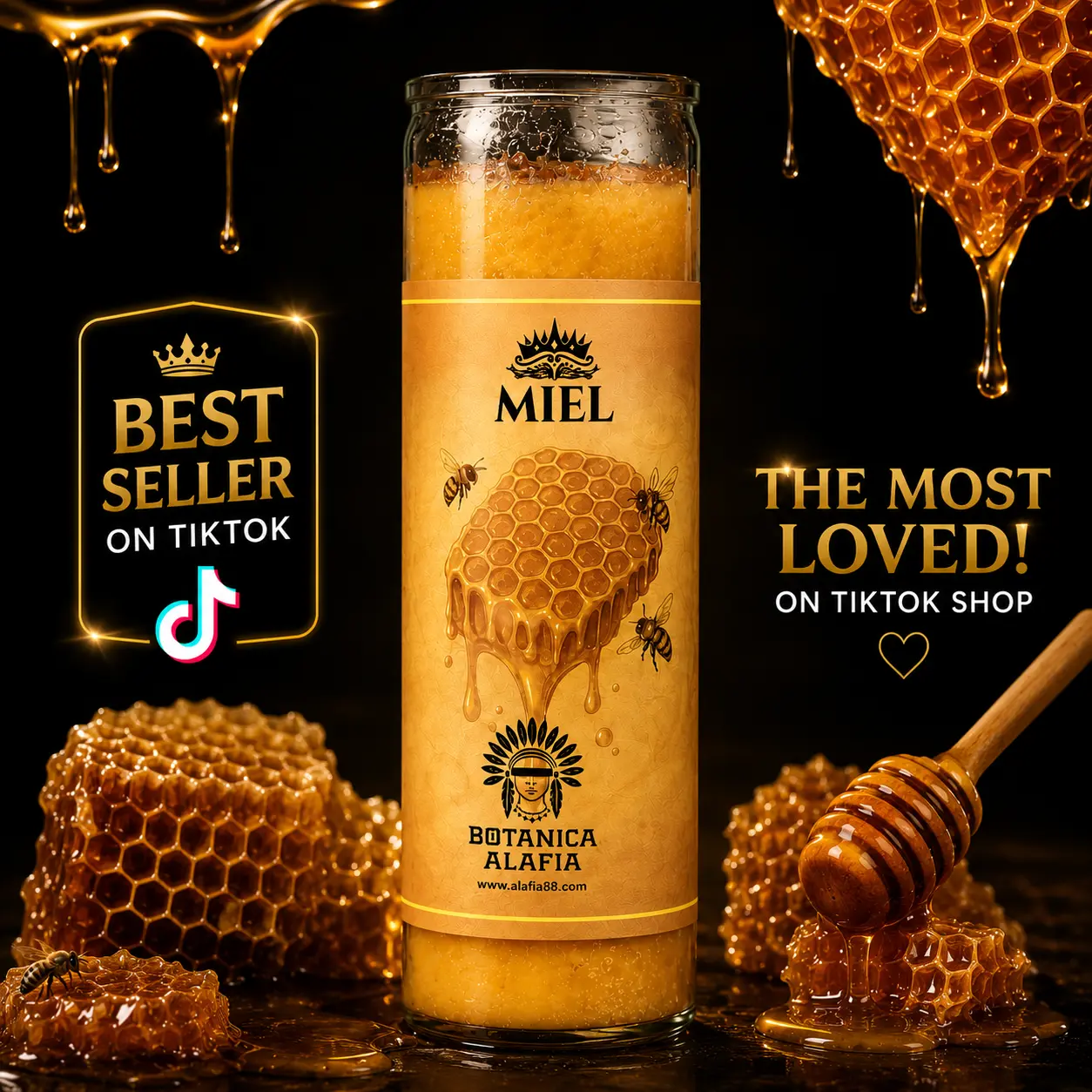 Honey (Miel) Candle – Soy Wax Edition Honey (Miel) Candle – Soy Wax Edition