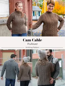 Cam Cable Pullover <br/><small>knitting pattern</small>