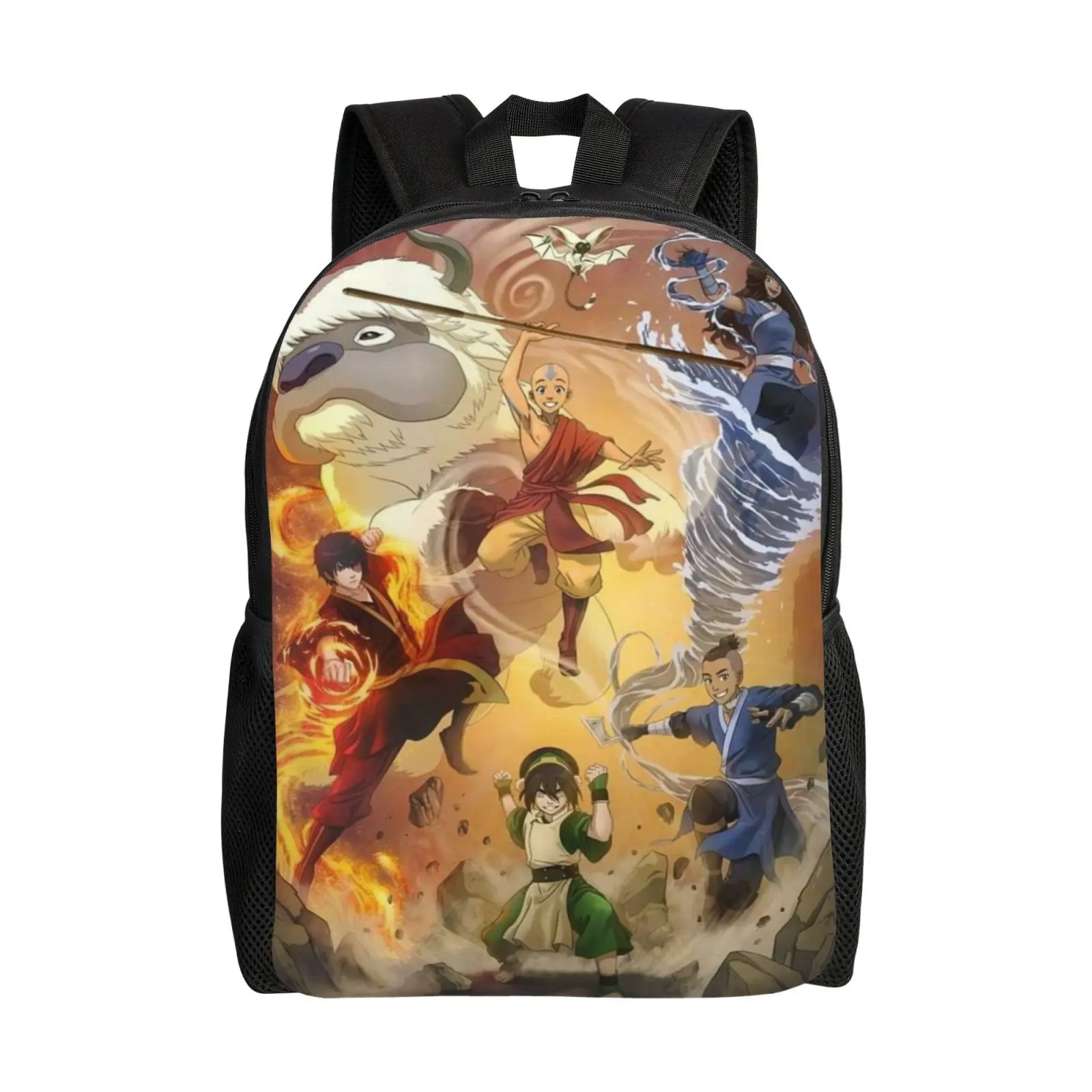 Avatar Backpack Vibrant Full Print Student School Bag Weekend Picnic Outing Use 17 Inch Laptop Bag For Boys And Girls Students