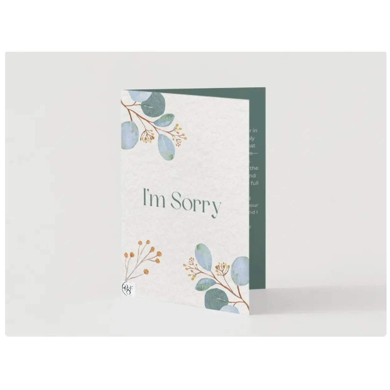 Apology cards for your teacher