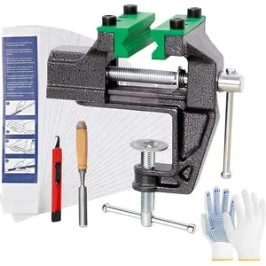 Golf Grip Kit for Regripping Golf Clubs, Golf Club Regripping Kit.Include Retractable Hook , Tapes Strips (2"x 10"), Grip Tape Remover, Bench Vise & Rubber Clamp (Solvent Not Included)