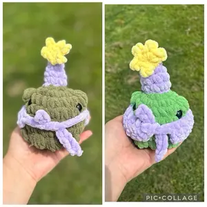 Hand Crocheted Wizard Frog