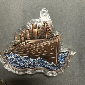 Titanic 5oz Copper coin - Commemorative Titanic Theme Collectible with 5 oz Weight and Copper Material