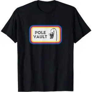 Pole Vault Vintage Retro Colors Pole Vaulting T-Shirt