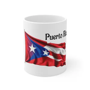 Puerto Rico Flag Mug | Puerto Rican Flag Coffee Cup